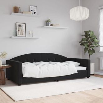 vidaXL Furniture Limited - Sof&aacute; Cama Sin Colch&oacute;n Terciopelo Negro