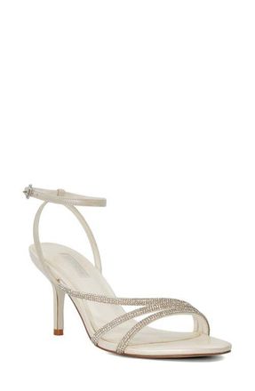 Dune London Midsummers Ankle Strap Sandal in Ivory at Nordstrom, Size 36