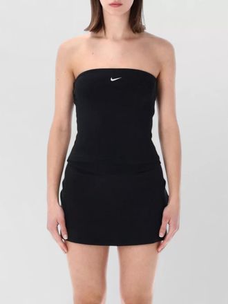 Nike strapless tube dress fitted silhouette