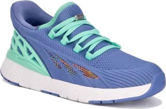 Drew Womens Halo Step In Walking Shoes In Blue Mesh Combo