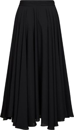 Blanca Vita Womens Skirt Ganza Double Georgette Black Polyester