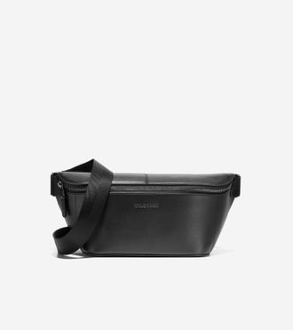 Cole Haan Mens American Classic Sling Bag - Black