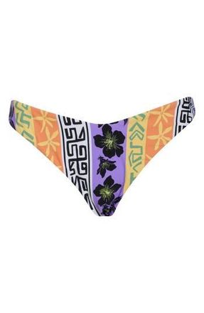 Volcom Bring it on V-Cut Bikini Bottoms in Purple Multi at Nordstrom Rack, Size Medium