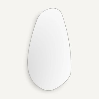AM.PM Organische spiegel in satijnnikkel H140 cm, Lido