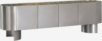 Sklum Mueble Tv En Acero Inoxidable Luena Sklum &x2194&xfe0e 180 Cm