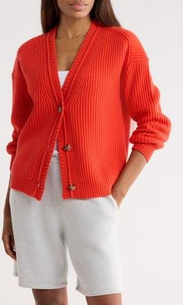 TWP Cashmere Cardigan in Summer Tomato at Nordstrom Rack, Size Large