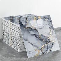 OEM (10 Piezas, 30&times;30 Cm, Q037) Adhesivos De Pared Autoadhesivos Para Azulejos, Textura M&aacute;rmol, Decoraci&oacute;n De Paredes, Material Pet, Aptos Para Cocinas, B