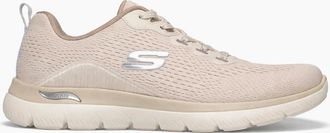 Skechers Womens Skechers ARCH FIT SUMMITS - DAILY FLOW Womens Performance Trainers Natural/Taupe - Cream - Size: 4.5