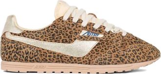 Autry Womens Windspin Sneakers In Leopard / Platinum