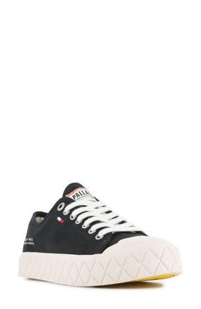Palladium Palla Ace Platform Sneaker in Black /White Cap Gray at Nordstrom, Size 5.5
