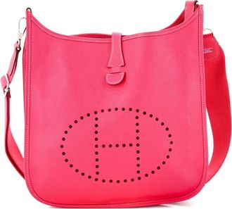 Herm&egrave;s Evelyne Bag Gen III Epsom PM crossbody bag - Rosa