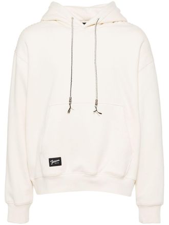 Five CM Hoodie met leren afwerking - Beige