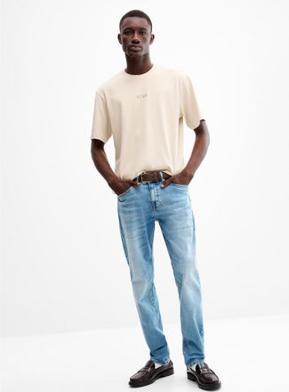 BOSS Mens Delaware light-blue jean Slim fit