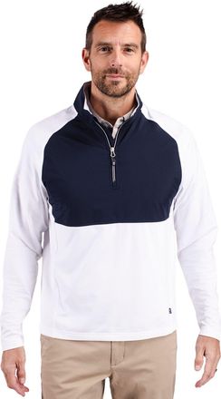 Cutter & Buck Adapt Eco Knit Hybrid Recycled Mens Quarter Zip