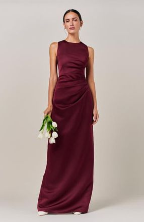 BWLDR Estrella Gown in Burgundy at Nordstrom, Size 10