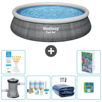 Bestway Piscina Bestway Fast Set Redonda - 457x84 Cm - 7-piezas S282