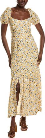 Emerson Fry Luie Linen-Blend Maxi Dress