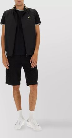 Fred Perry short sleeve ribbed hem t-shirt