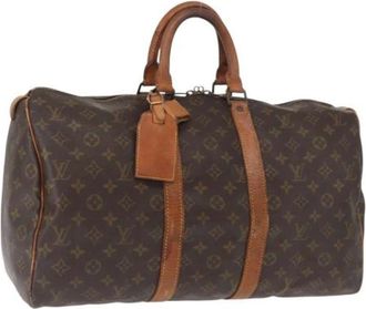 Louis Vuitton Pre-owned Weekend Bags, female, Brown, Size: ONE SIZE Pre-owned Weekend Bag