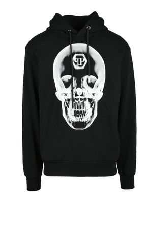 Philipp Plein Cotton/Polyester Sweatshirt - Black