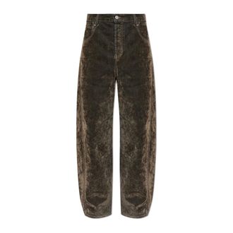 Jacquemus Wide Trousers, male, Brown, Size: W30 Mirada trousers
