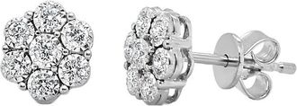 Sabrina Designs 14K 0.31 Ct. Tw. Diamond Cluster Stud Earrings