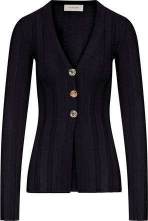 Sportmax SLIM RIBBED VISCOSE CARDIGAN - Sportmax - Woman
