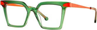 Theo Optisch Montuur - unisex - Accessoires - Groen - Maat: 47 MM