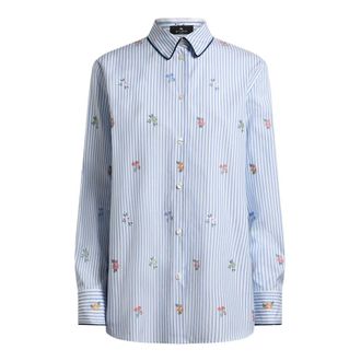 Etro S9880 Shirt - female - Etro - Shirts - Blue - XS - Blouses & Shirts