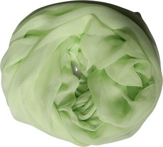 Dolce & Gabbana Light Green Silk Neck Wrap Stole 200cm x 134cm Womens Scarf