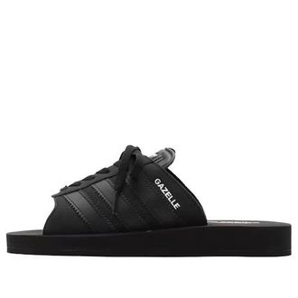 adidas (WMNS) adidas Gazelle Beach Slides Asia Sizing Core Black JQ7423
