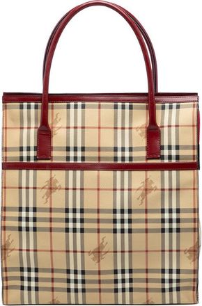 Burberry Pre-owned Burberry Haymarket Check Coated Canvas Tote Ladies 3BKIJPT2L42CZ5UE