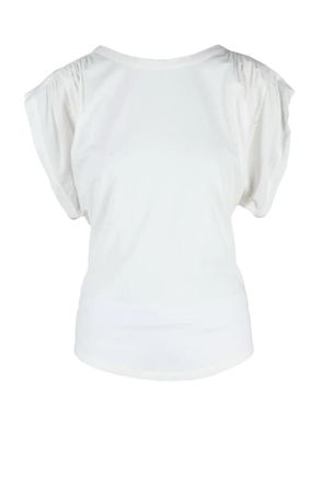 Jucca Viscose Stretch Top - White