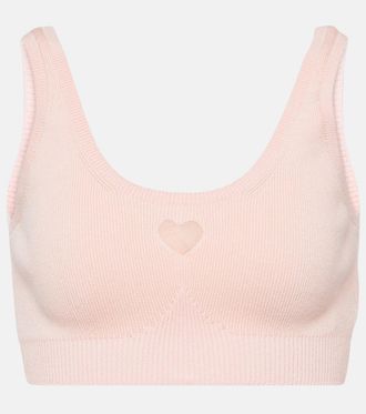 Simone Rocha Love Heart cutout bralette