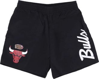 Mitchell & Ness Chicago Bulls NBA Shorts Zwart - Heren - Fitness - Zwart - M - Nylon - Fitness