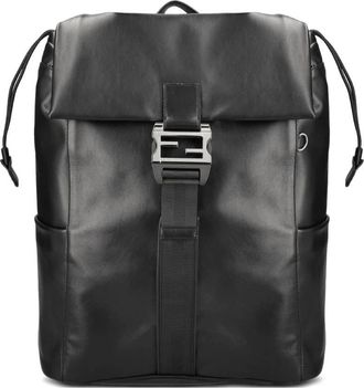 Fendi Flux Calf Leather Backpack