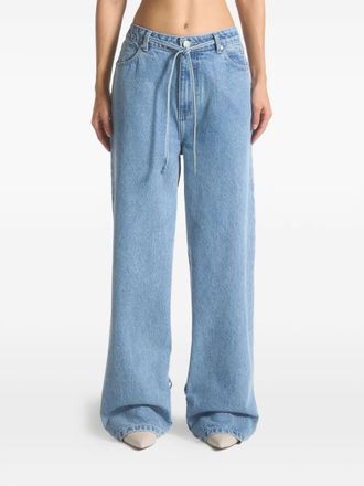 Mani&egrave;re De Voir Jeans Faye con nodo alla caviglia - Blu