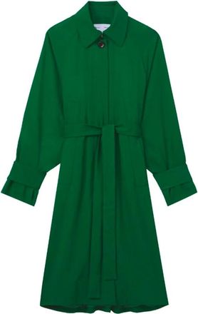 Proenza Schouler Groene jassen - Dames - Trenchcoats - Groen - XS - Jassen