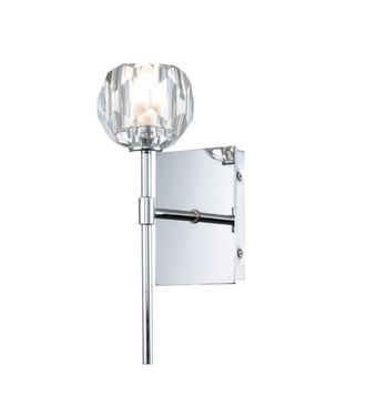 Netlighting Quoizel Regalia Wall Lamp Polished Chrome 3000K IP44 in Grey