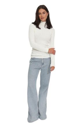 Belle & Bloom Brooklyn Knitted Turtleneck in Ivory at Nordstrom, Size X-Small Au