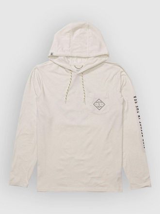 Salty Crew Tippet Hood Tech Longsleeve Lycra weiss