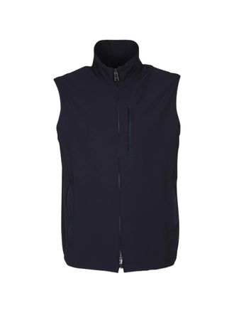 Paul & Shark Black Gilet Dynamic Stretch Polyester Vest