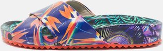 Sophia Webster Multicolor Printed Leather Slides