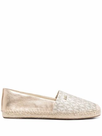 Michael Michael Kors Espadrillas Kendrick con stampa - Oro