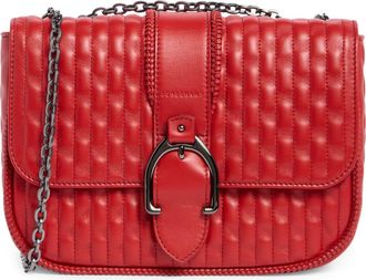 Longchamp Amazone Small Quilted Leather Crossbody Bag in Red at Nordstrom Rack