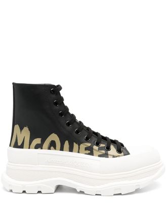 Alexander McQueen Sneakers Tread Slick - Nero
