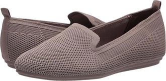 Bandolino Womens Bandolino Vyki Flats Taupe Knit Almond Toe Slip On Shoes ZAP1099