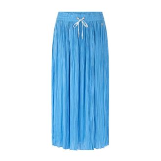 Marc Cain Maxi Skirts, female, Blue, Size: 2XL Maxi Skirts