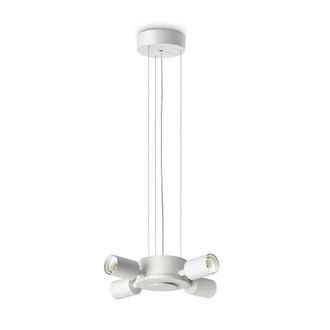 Netlighting Set Up Multi Arm Pendant Ceiling Light White 4x E27