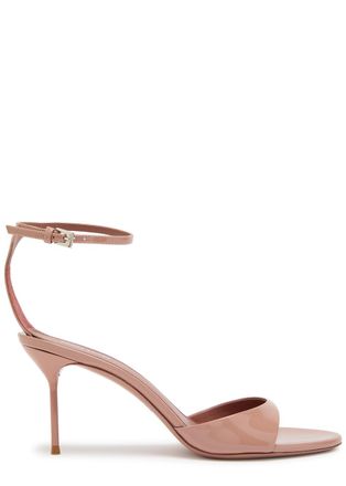PARIS TEXAS Lidia 70 Patent Leather Sandals - Pink - 38 (IT38/ UK5)